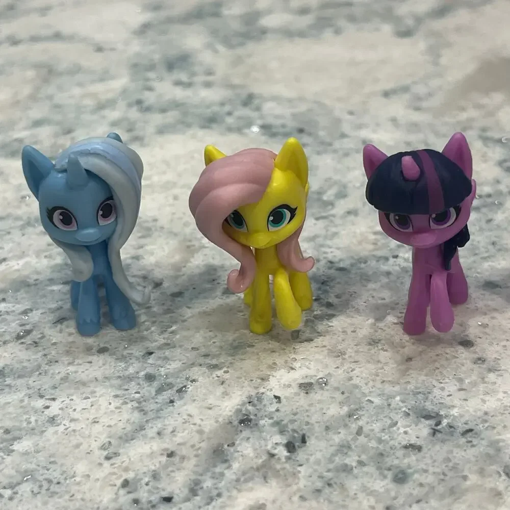 My Little Pony Mini Figure Lot: G4 & G5 Mix (6 Ponies, Hasbro)